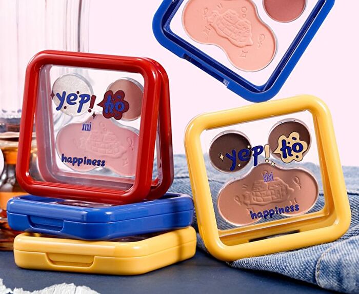 A Flip Eye Shadow Blush Palette - - #6 Blue Coconut