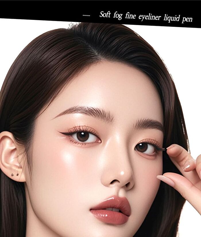 Soft Mist & Fine Liquid Eyeliner Pencil - 2 Colors - #02 Soft brown