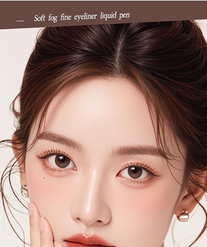 Soft Mist & Fine Liquid Eyeliner Pencil - 2 Colors - #02 Soft brown