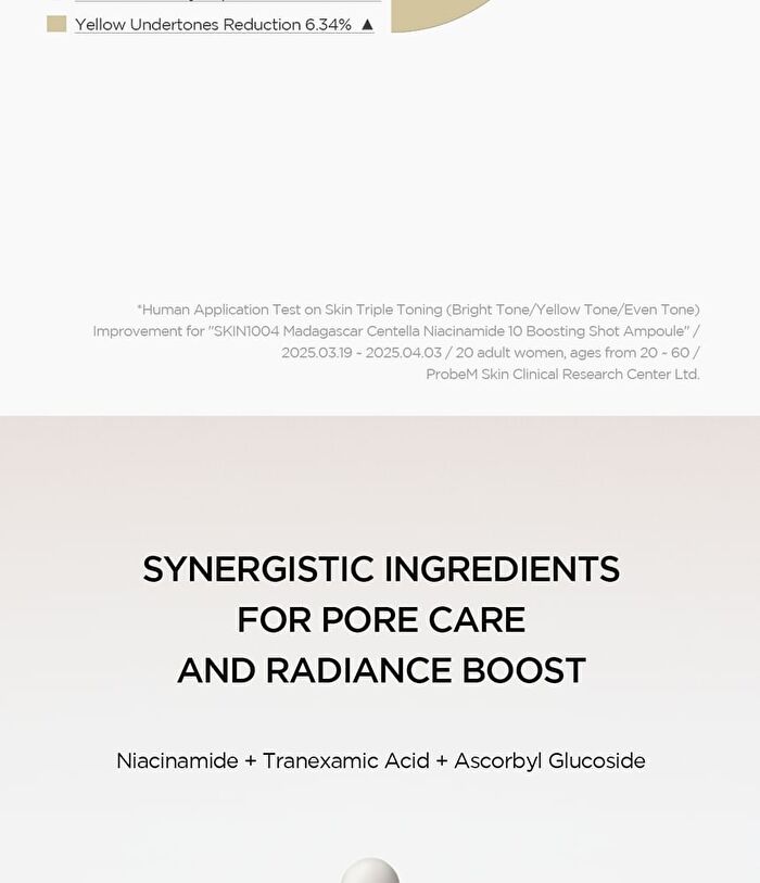 SKIN1004 Madagascar Centella Niacinamide 10 Boosting Shot Ampoule - 30ml