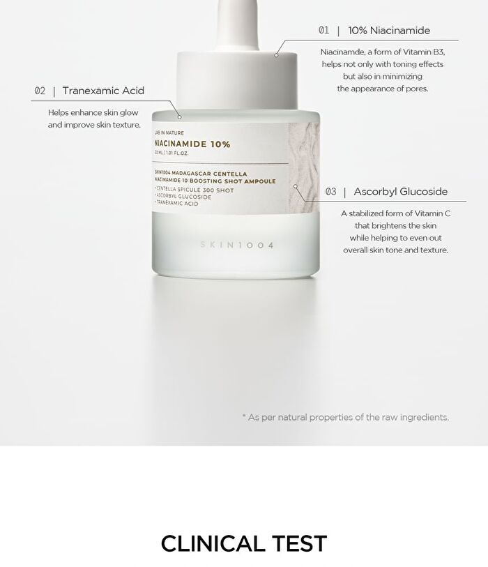 SKIN1004 Madagascar Centella Niacinamide 10 Boosting Shot Ampoule - 30ml