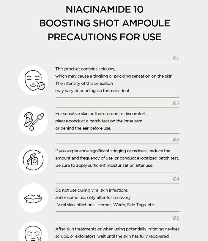 SKIN1004 Madagascar Centella Niacinamide 10 Boosting Shot Ampoule - 30ml