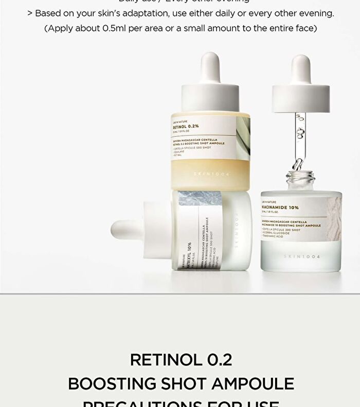 SKIN1004 Madagascar Centella Retinol 0.2 Boosting Shot Ampoule - 30ml