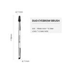 Focallure Duo Eyebrow Brush - #Duo Eyebrow Brush - 1pcs
