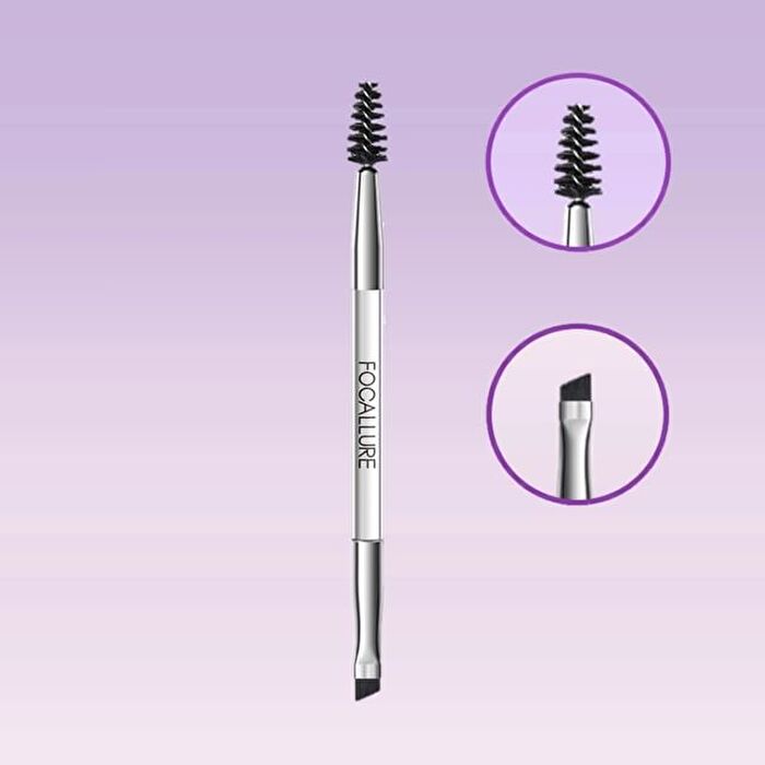 Focallure Duo Eyebrow Brush - #Duo Eyebrow Brush - 1pcs