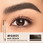 Focallure Anti Smudge Eyebrow Pencil - 3 Colors - #BR02 Grey Brown  - 0.2g