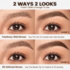 Focallure Anti Smudge Eyebrow Pencil - 3 Colors - #BR02 Grey Brown  - 0.2g