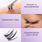 Focallure Glue-Free False Eyelash - CE04 - #CE04 6D-Curling - 30 Clusters