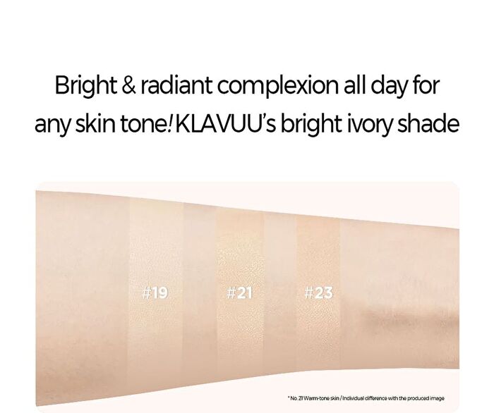 Klavuu Actress Backstage Boosting Cushion Fixing - 3 Colors - #21 Soft Ivory