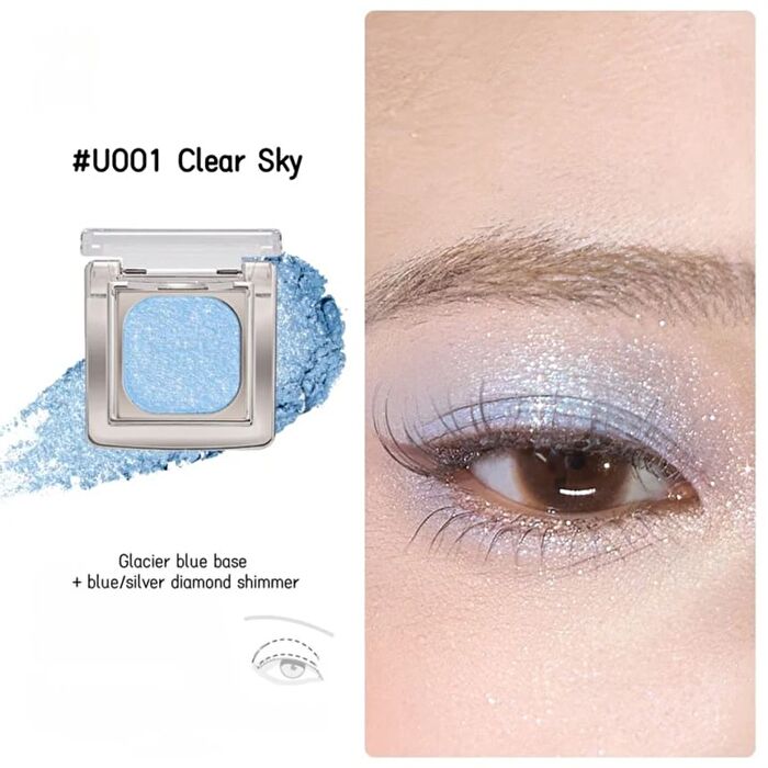 Luminous Baked Eyeshadow (U001-U004) - #U002 Shiny Wisteria - 1.5g
