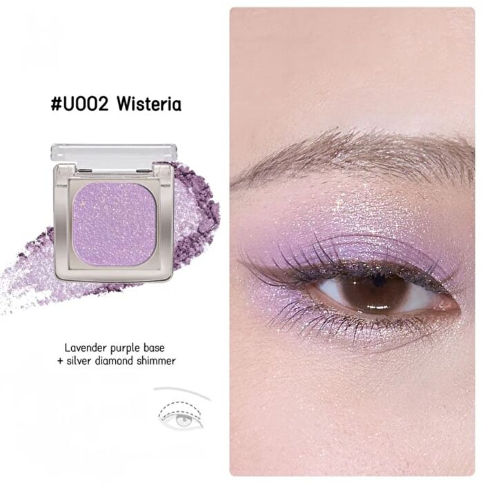 Luminous Baked Eyeshadow (U001-U004) - #U002 Shiny Wisteria - 1.5g