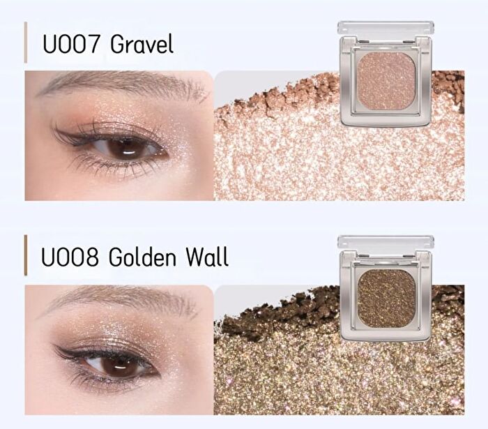 Luminous Baked Eyeshadow (U005-U008) - #U008 Golden Wall - 1.5g