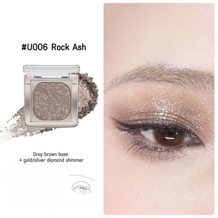 Luminous Baked Eyeshadow (U005-U008) - #U008 Golden Wall - 1.5g