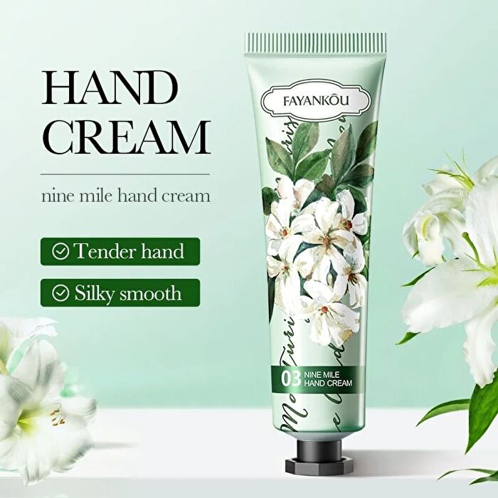 Fayankou Moisturize Smooth Flower Hand Cream - 5 Types - #Chinese ros