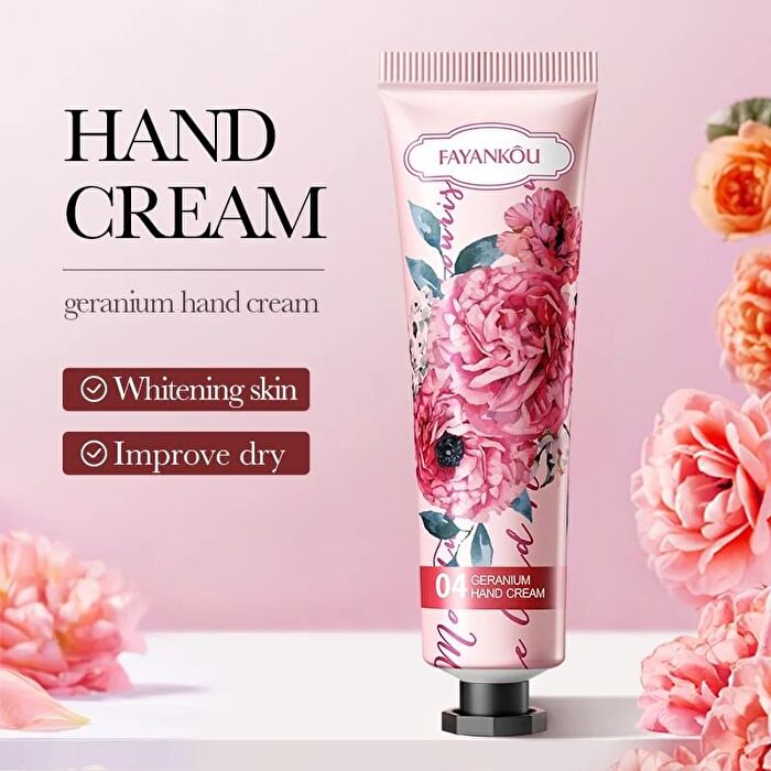 Fayankou Moisturize Smooth Flower Hand Cream - 5 Types - #Gardenia