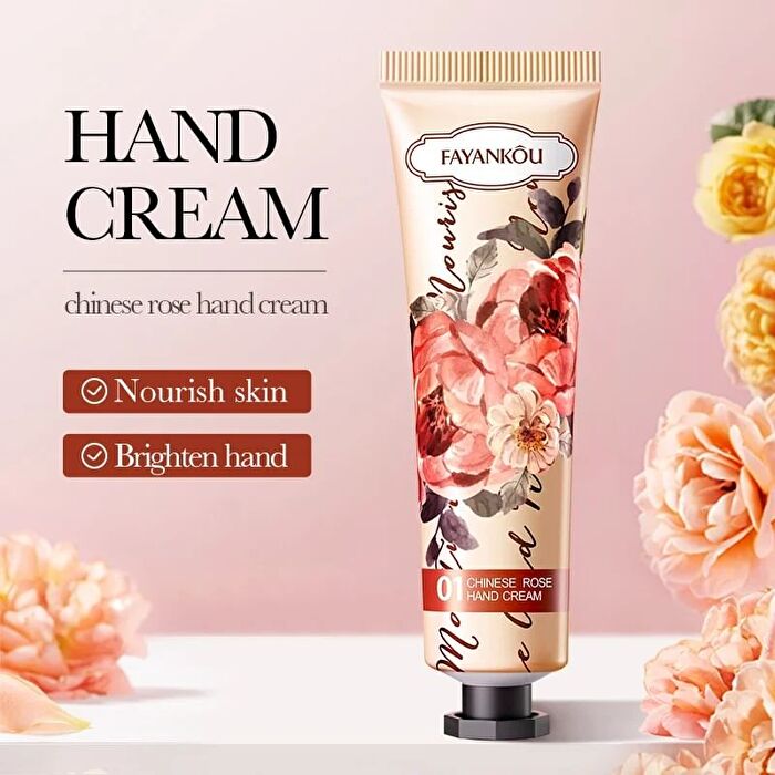 Fayankou Moisturize Smooth Flower Hand Cream - 5 Types - #Pelargonium