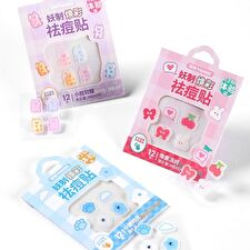 Yaozhi Cute Radiance Acne Pimple Patch (Trial Size) - 3 Types - Pixel Party (12pcs)