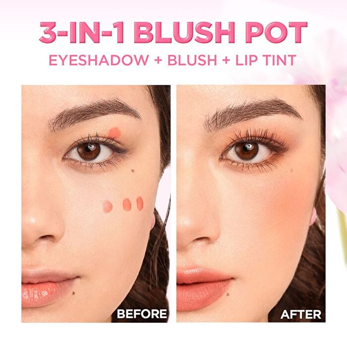 Pinkflash Multi-Use Petal Blush - 5 Colors - #NU01 Coral Petal - 2.3g