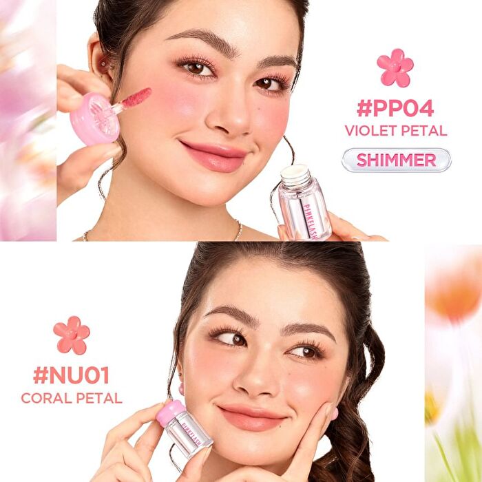 Pinkflash Multi-Use Petal Blush - 5 Colors - #NU01 Coral Petal - 2.3g