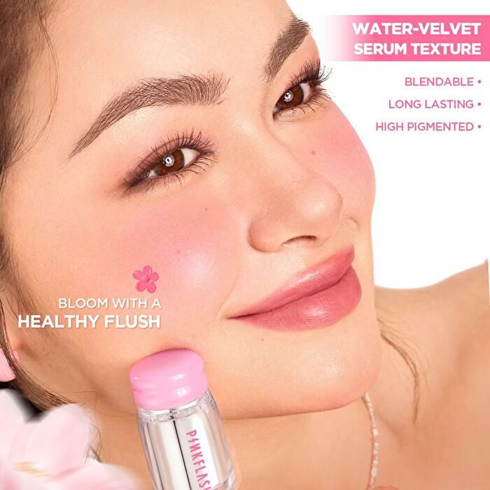 Pinkflash Multi-Use Petal Blush - 5 Colors - #NU01 Coral Petal - 2.3g