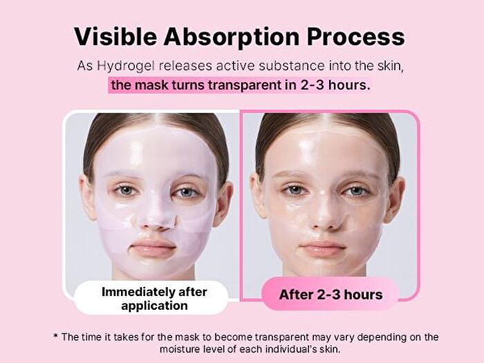 Cosrx The Peptide Collagen Lifting Glow Hydrogel Mask - 34g x 3 sheets