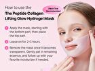 Cosrx The Peptide Collagen Lifting Glow Hydrogel Mask - 34g x 3 sheets