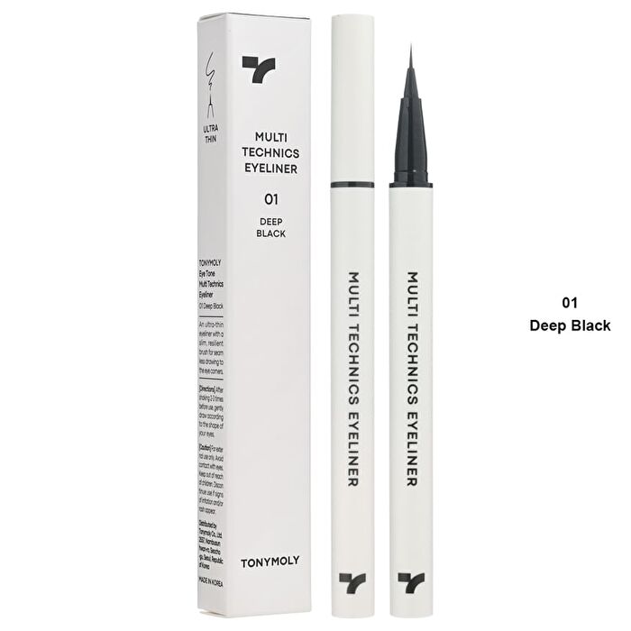 Eye Tone Multi Technics Eyeliner - 5 Colors - #01 Deep Black