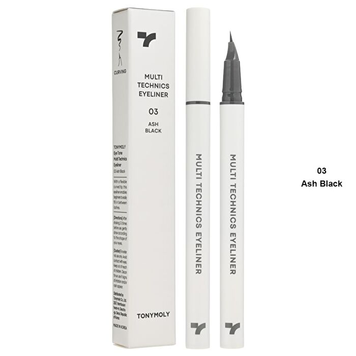 Eye Tone Multi Technics Eyeliner - 5 Colors - #01 Deep Black