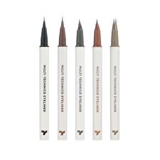 Tonymoly Eye Tone Multi Technics Eyeliner - 5 Colors - #01 Deep Black