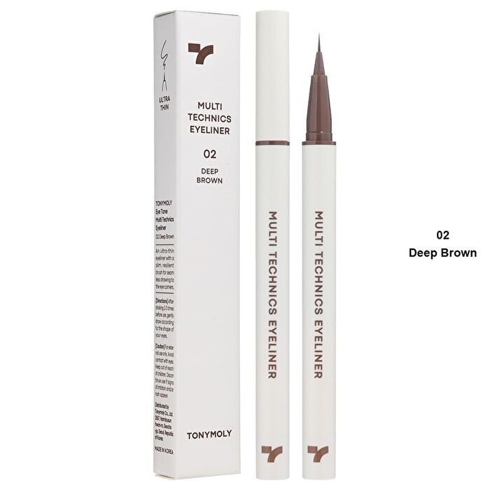 Eye Tone Multi Technics Eyeliner - 5 Colors - #02 Deep Brown