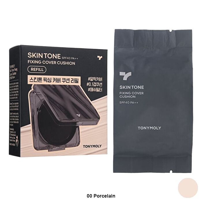 Skin Tone Fixing Cover Cushion Refill Only - 3 Colors - #00 Porcelain