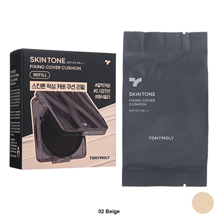 Skin Tone Fixing Cover Cushion Refill Only - 3 Colors - #02 Beige