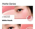 Matt Cream Blush Duo - 3 Colors - #M255 White Peach - 7g