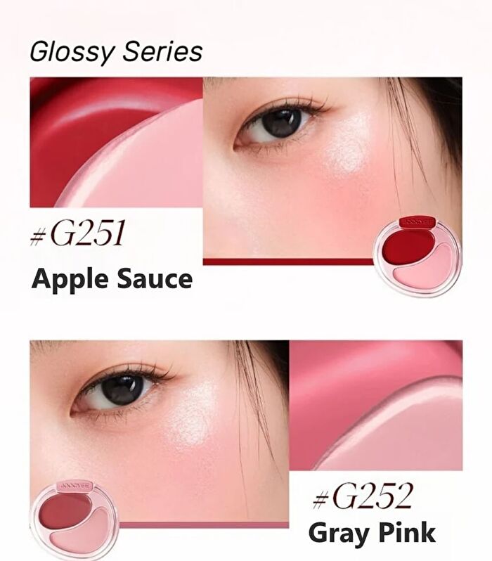 Joocyee Glow Cream Blush Duo - 4 Colors - #G251 Apple Sauce - 7g