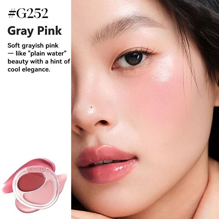 Joocyee Glow Cream Blush Duo - 4 Colors - #G251 Apple Sauce - 7g