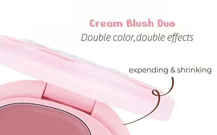 Joocyee Kidult Collection Cream Blush Duo - 2 Colors - #257 Double Enthusiasm - 7g