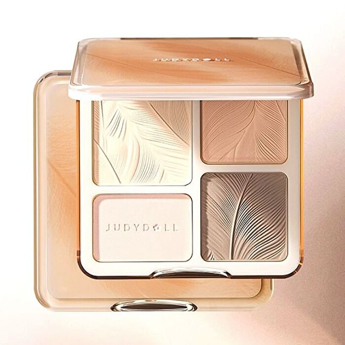 2 IN 1 Highlighter Contour Palette - 05 - #05 Feather Glow - 9g