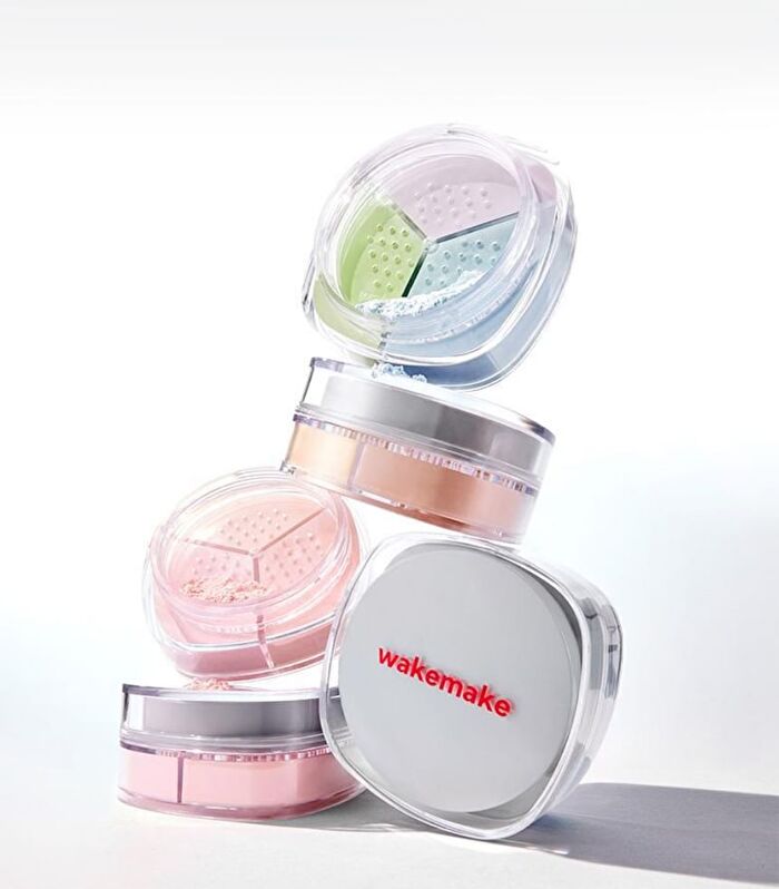 Wakemake Stay Fixer Multi Color Powder - 3 Types - 2025 Version - #01 Pale Clear