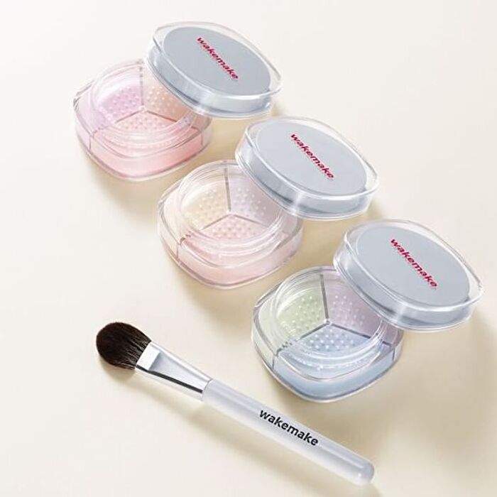Wakemake Stay Fixer Multi Color Powder - 3 Types - 2025 Version - #02 Light Skin