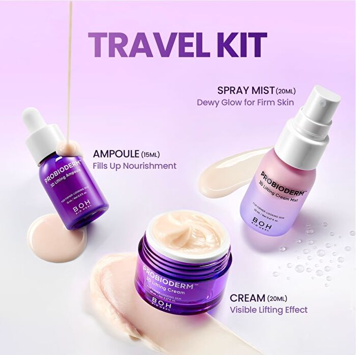 Bioheal Boh Probioderm 3D Lifting Travel Kit - 3 pcs