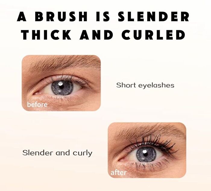 Slim And Long Mascara - 2 Colors - #02 Brown