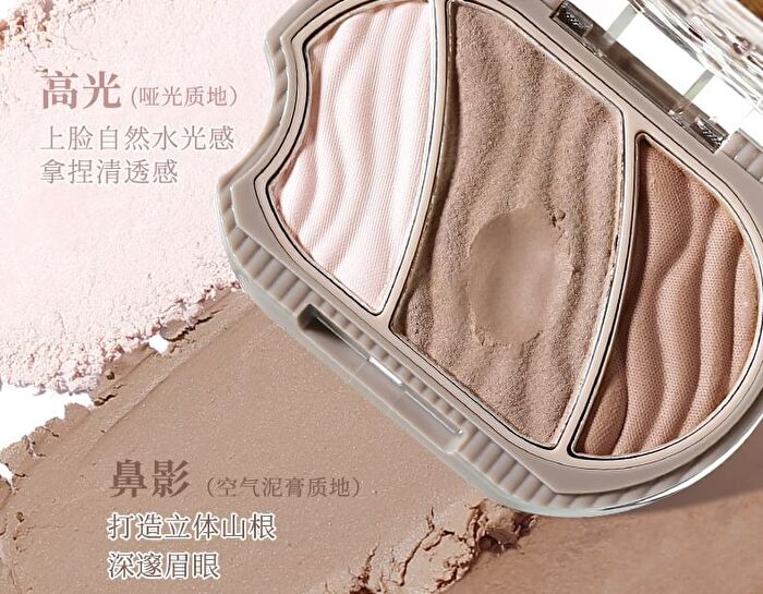 Light And Shadow Easy Drawing Highlight Contouring Disc - 2 Colors - #N1 White
