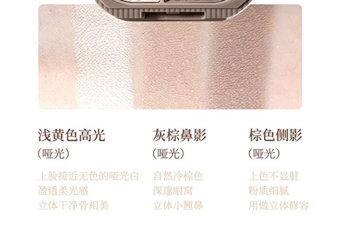 Light And Shadow Easy Drawing Highlight Contouring Disc - 2 Colors - #N2 Twilight