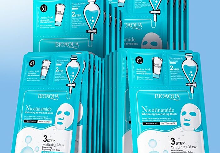 Bioaqua 3 Steps Nicotinamide Whitening Facial Mask - #Mask- 1 pc