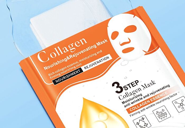 Bioaqua 3 Steps Moisturizing Anti Wrinkle and Rejuvenating Collagen Mask - #Mask - 1 pc