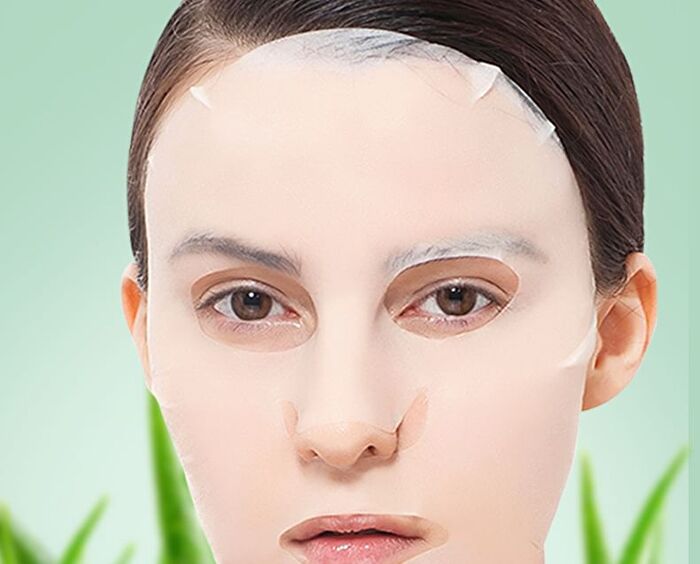 Bioaqua Aloe Vera Moisturizing Soothing Facial Mask - #Mask