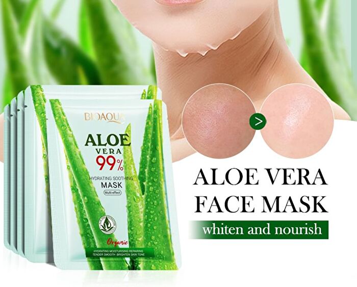 Bioaqua Aloe Vera Moisturizing Soothing Facial Mask - #Mask