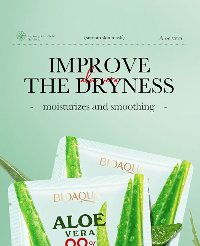 Bioaqua Aloe Vera Moisturizing Soothing Facial Mask - #Mask