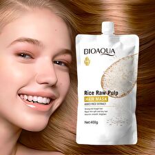 Bioaqua Rice Raw Pulp Hair Mask - #Hair Mask - 400g