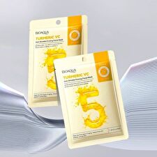 Bioaqua Turmeric Vc Anti-wrinkle Firming Facial Mask - #Turmeric Vc